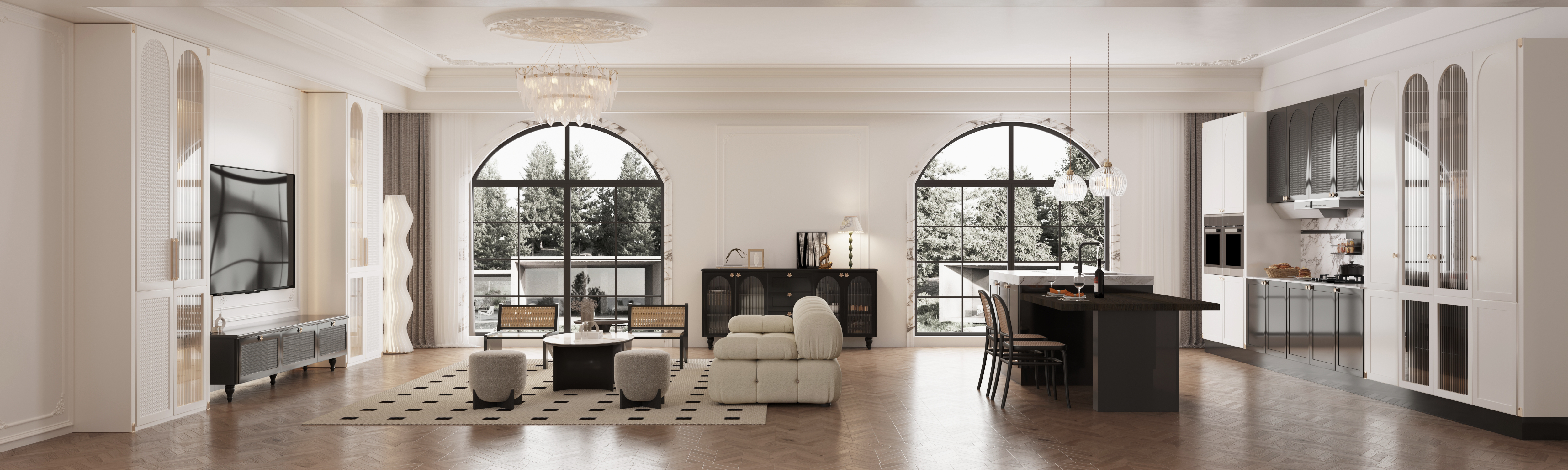 Cuisine moderne haut de gamme SUNPINA