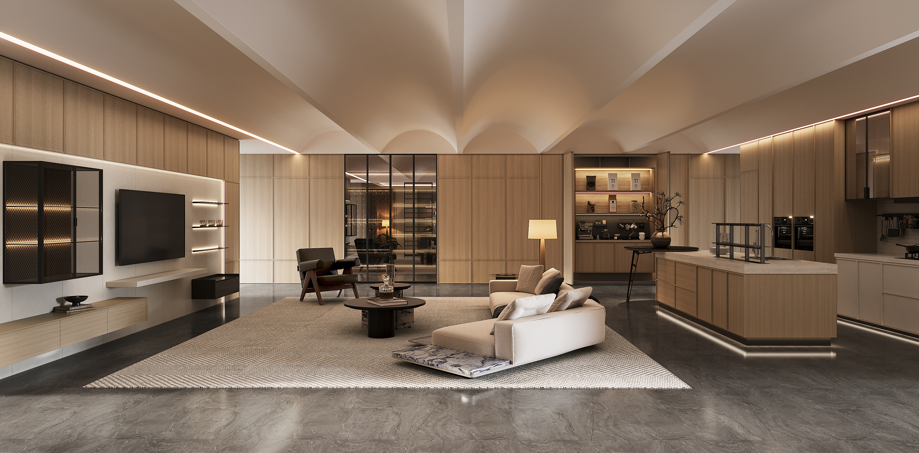 Cuisine moderne haut de gamme SUNPINA